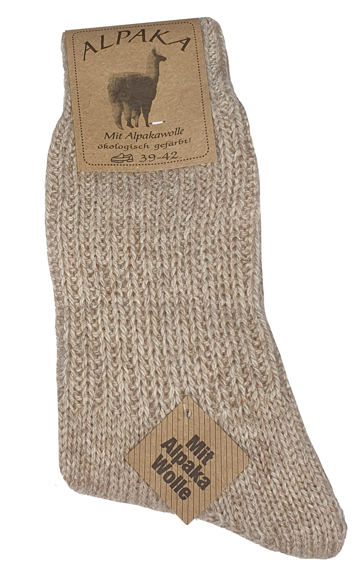 Männer Alpaka Socken 2 Paar