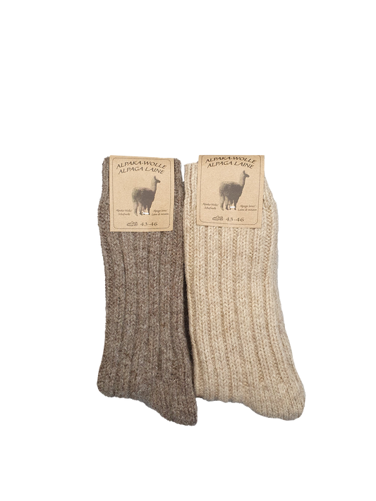 Unisex Alpaka Socken 2 Paar