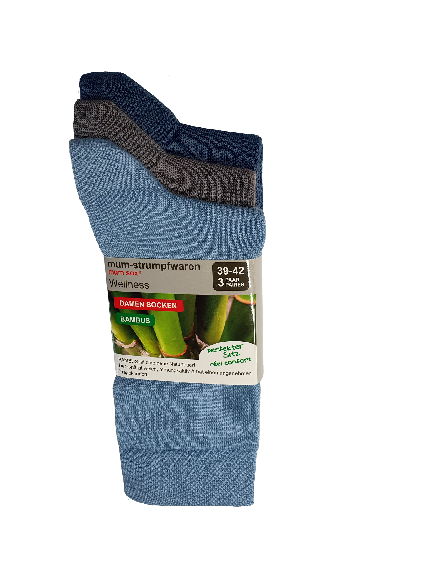 Damen Bambus Socken 3 Paar