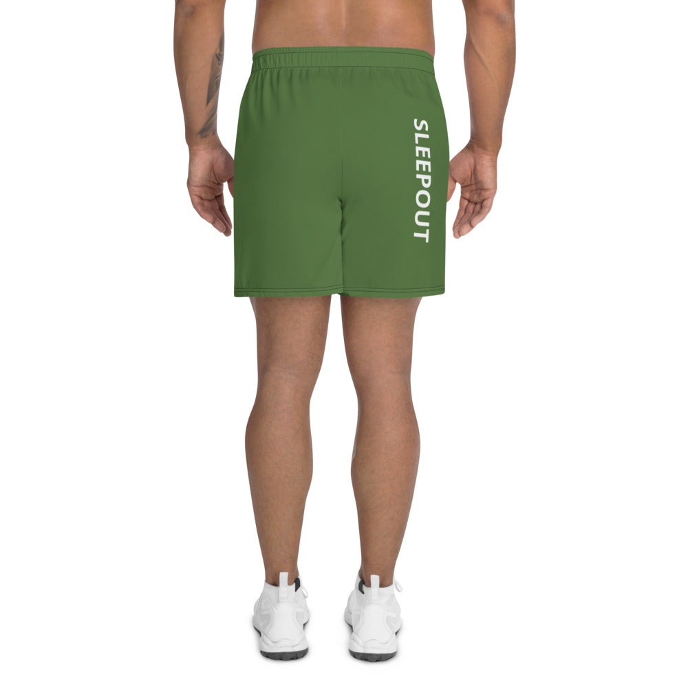 Allover-Sport-Shorts Grün