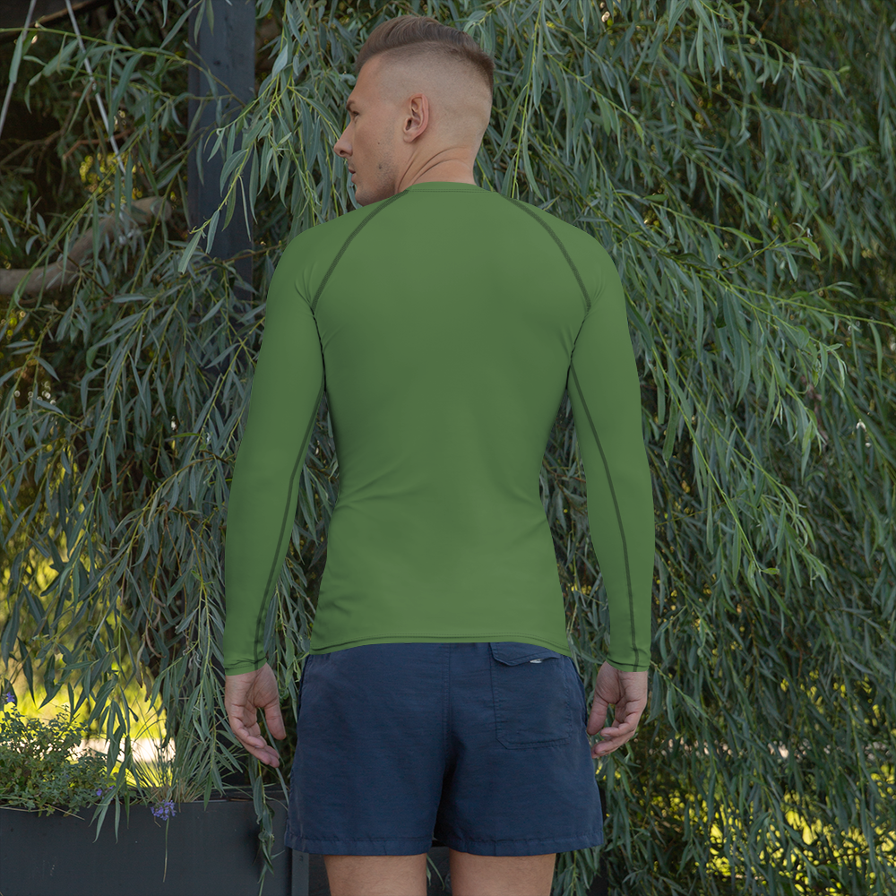 Herren-Rash-Guard Grün