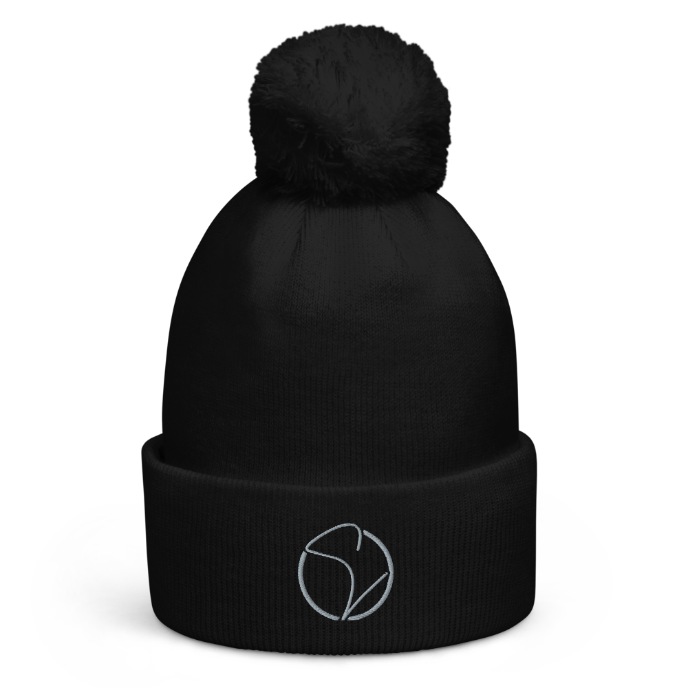 Bommel-Beanie Navy